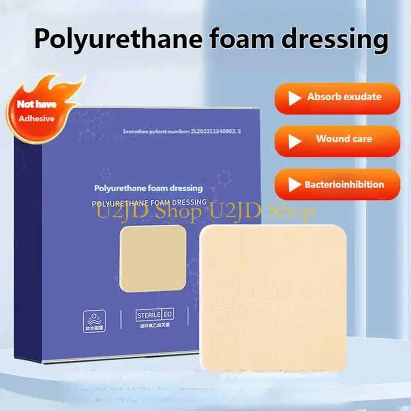 U2JD Clinical Grade Polyurethane Wound Cover For Healing After Procedures And Pressure aching Prevention 10cmx10cm