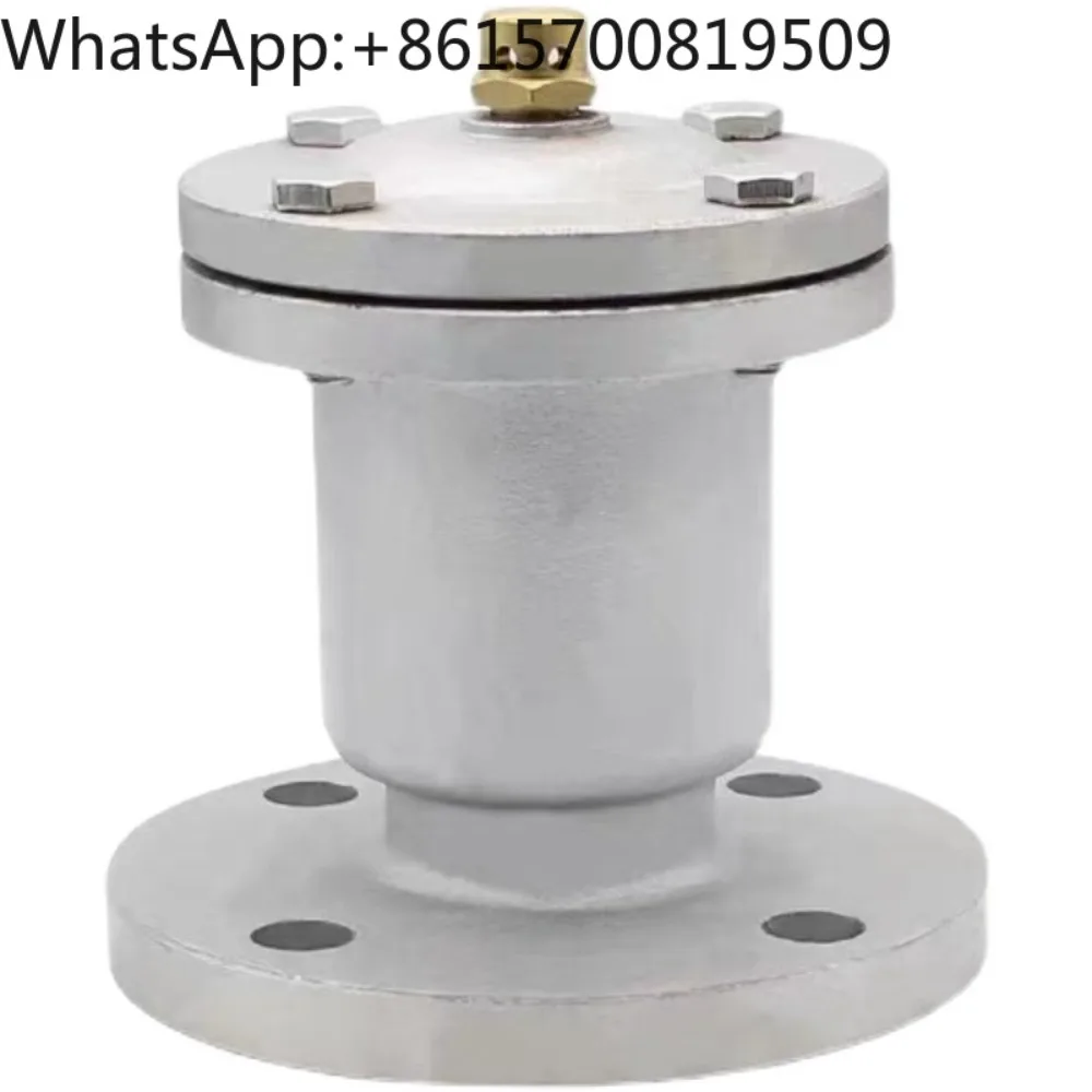 304 Stainless Steel Flange Exhaust Valve P41X-16P Single Port Thread Buckle QB1 Automatic Cast Steel Fast 316L