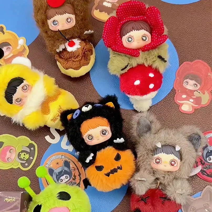 Maymei Let The Haunting Begin Series Blind Box Cute Maymei Halloween Mystery Box Toy Trendy Pendant Keychain Decor Surprise Gift