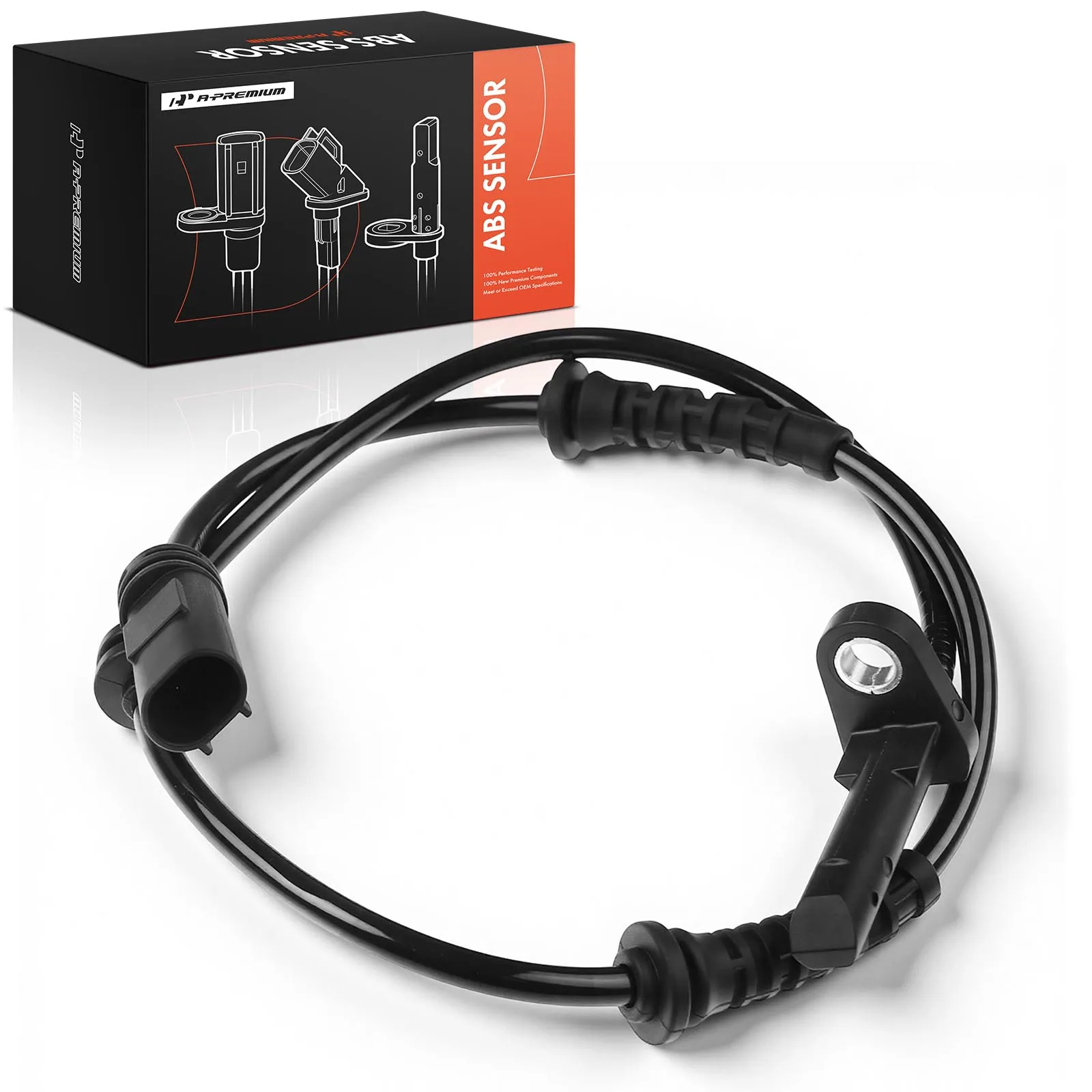 A-Premium Front or Rear Side ABS Wheel Speed Sensor for BMW M5 2013-2016 528i 535i 550i 2011-2016 535d 2014-2016 535i GT 550i GT