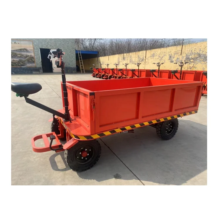 China Material Handling Electric Logistics Transport Truck, Warehouse Industrial Electric Cart for Sale