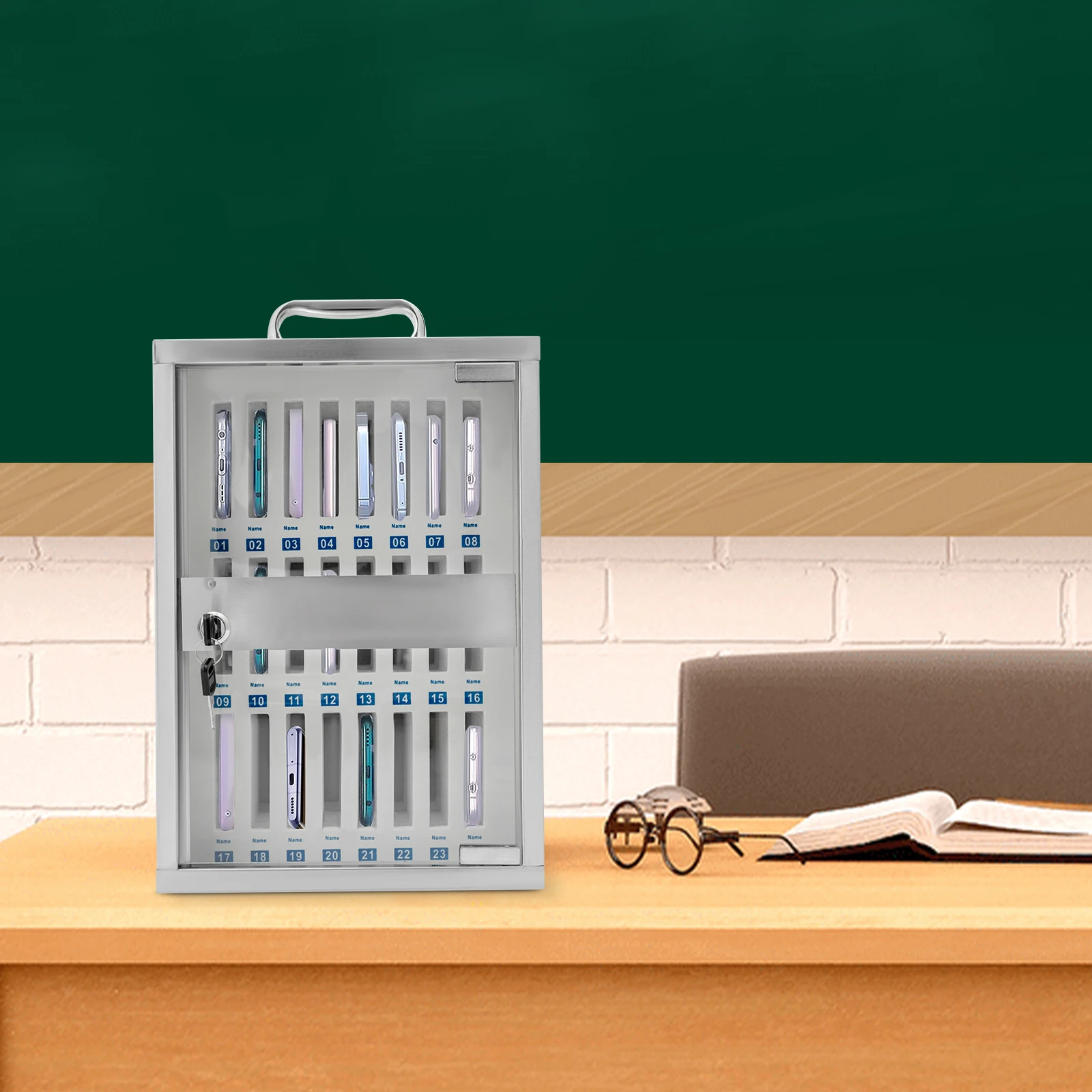 

24 Slots Cell Phone Storage Cabinet