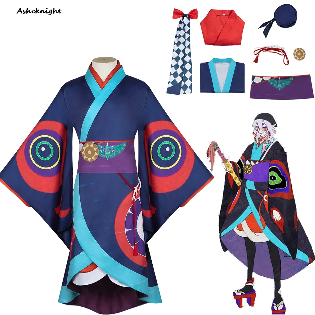 

Anime Mononoke Yakusanashi Cosplay Clothing Coat Accessories Party Disguise Halloween Performance Costume Carnival Outfit Suits