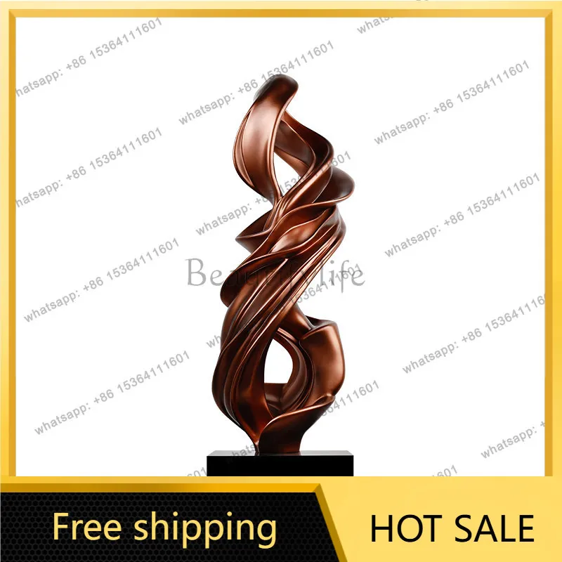 Modern abstract art sculpture floor-to-ceiling ornament decorative handicraft
