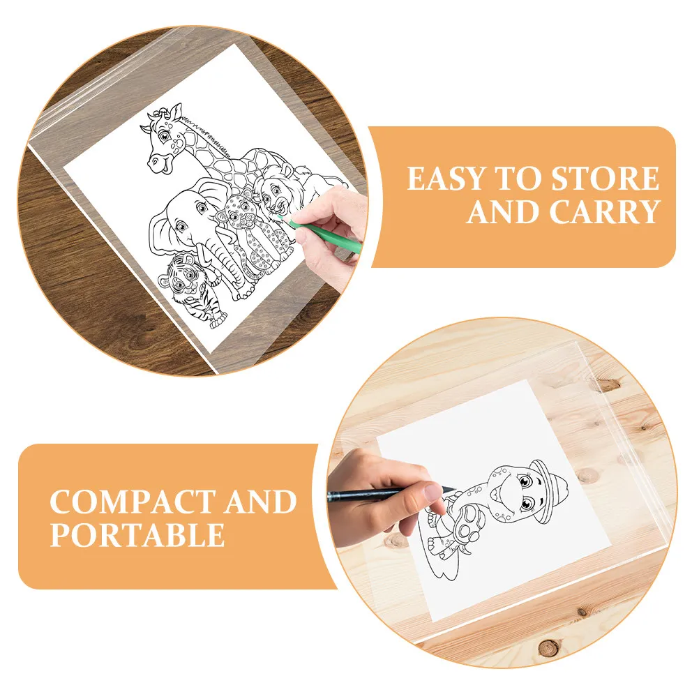 Acrylic Transparent Sloped Painting Board Desktop Easel for Watercolor Oil Painting Sketching Artists Board for Studio Home
