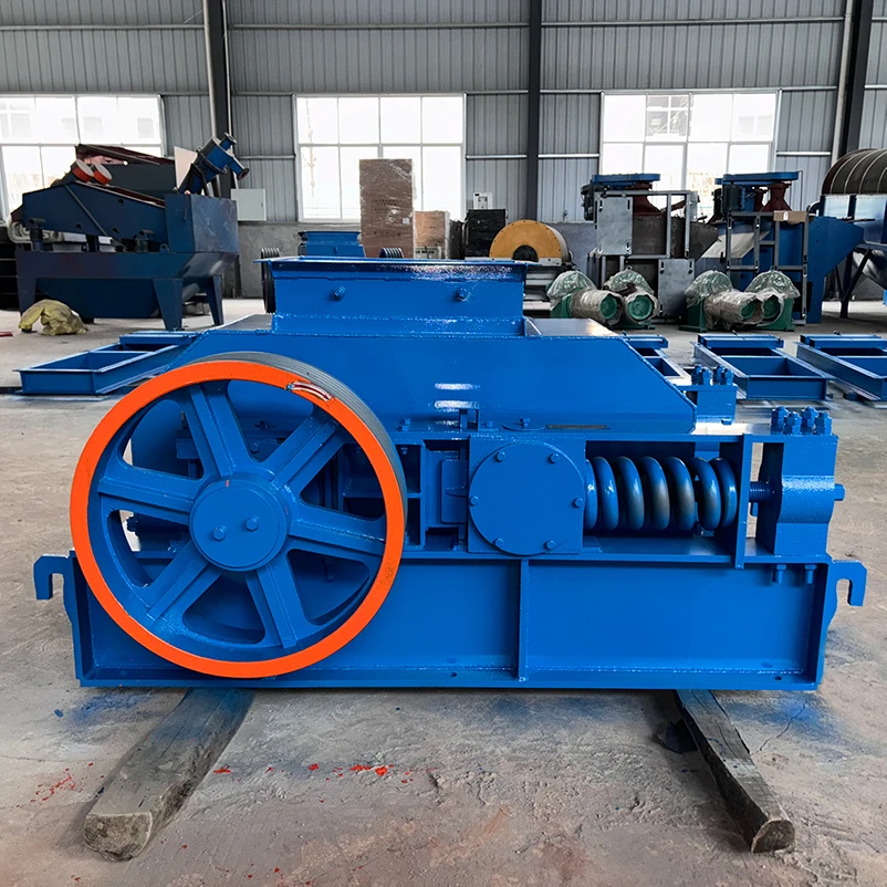 Mesin Penghancur Batu dan Mineral Tambang Emas Tembaga yang Laris Manis, Mesin Penghancur Batu Batuan, Mesin Penghancur Batu Batuan dengan Roller Ganda