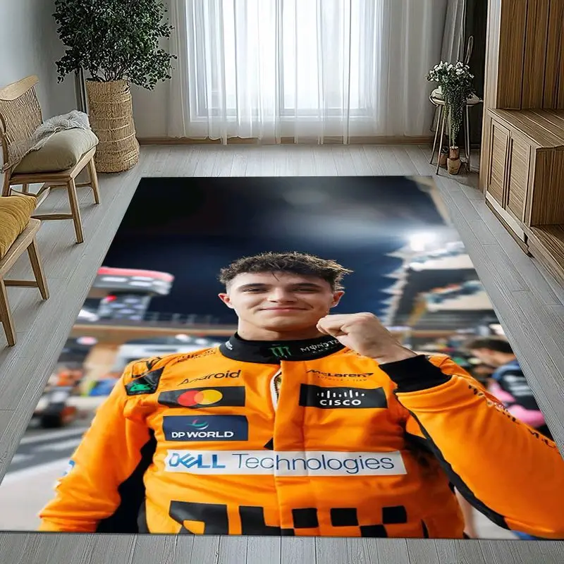 Fashion Landos Norris Racer Soft Non-Slip Large Area Rug for Living Room,Bedroom Playroom Carpet Mat for Sofa,Home Decor Gift