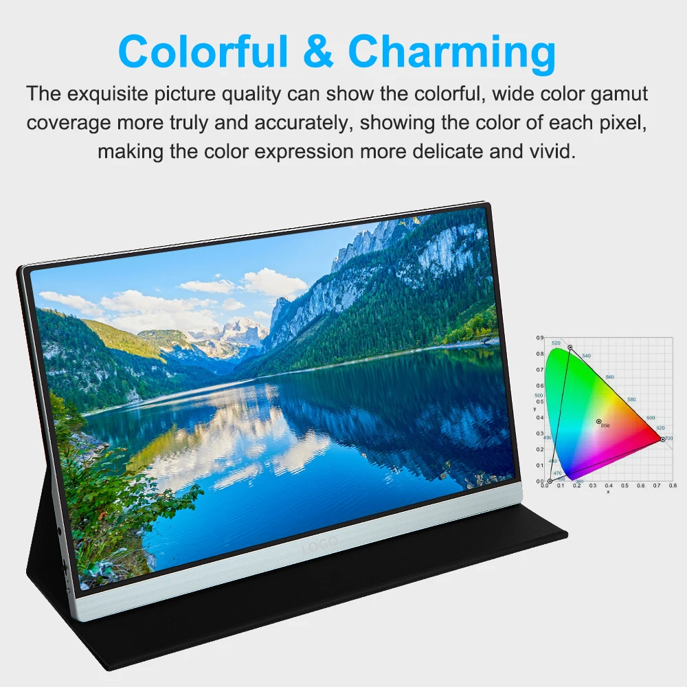 17.3 Inch 1080P IPS Ultra Thin Portable  with Capacitive Devices for Xbox Switch Mini PC Laptop for PS4 PS5 Game