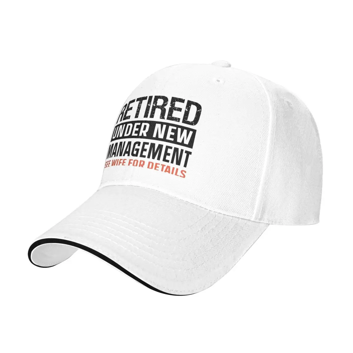 Baseball Caps Retirement Funny Retired Under New Management Awesome Casquette Female Male Casual Summer Caps