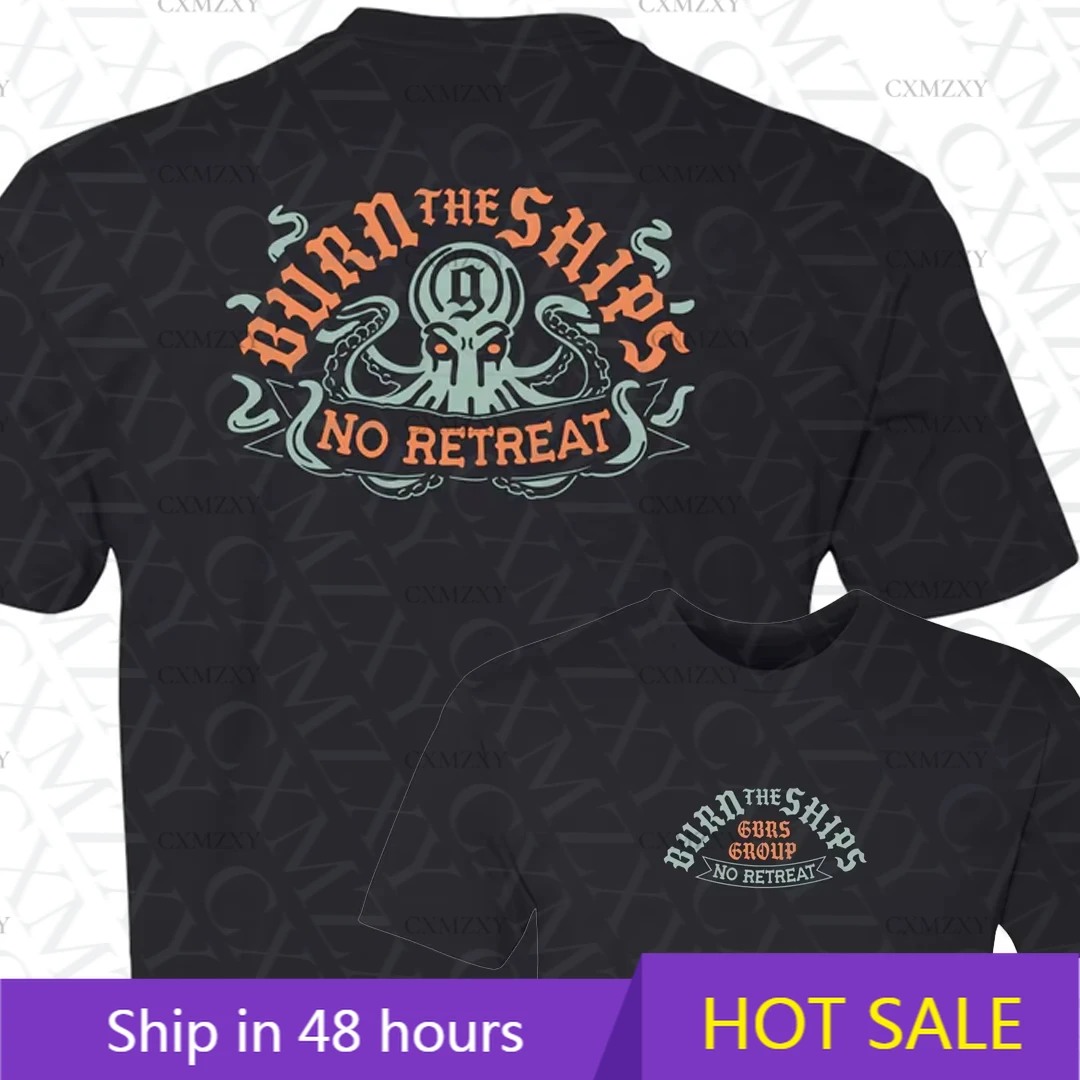 

2025 Summer New The GBRS Group Always Wears Aggressive T Shirts Gym Sports Theme Printed Short-sleeved Cotton T-shirt Unseix