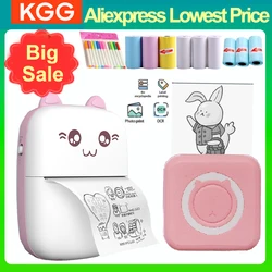 Draagbare Mini Thermische Printer Draadloos BT 203 dpi Foto Label Memo Verkeerde Vraag Afdrukken Papier USB Kabel Imprimante Draagbare