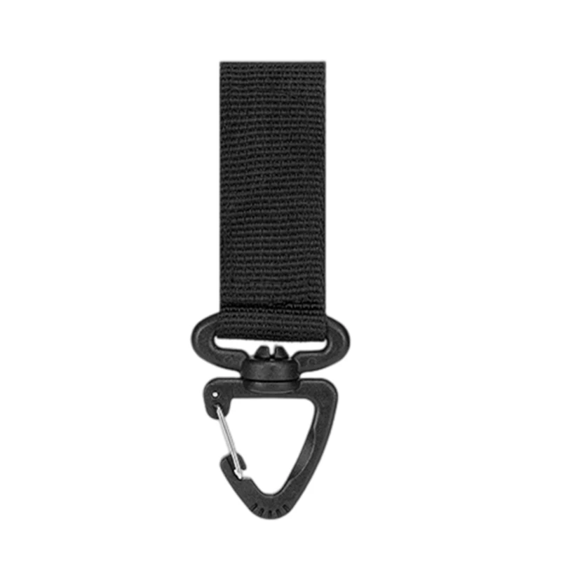 

Durability Outdoor Carabiner Clip Triangular Nylons Hook With 360 Rotation
