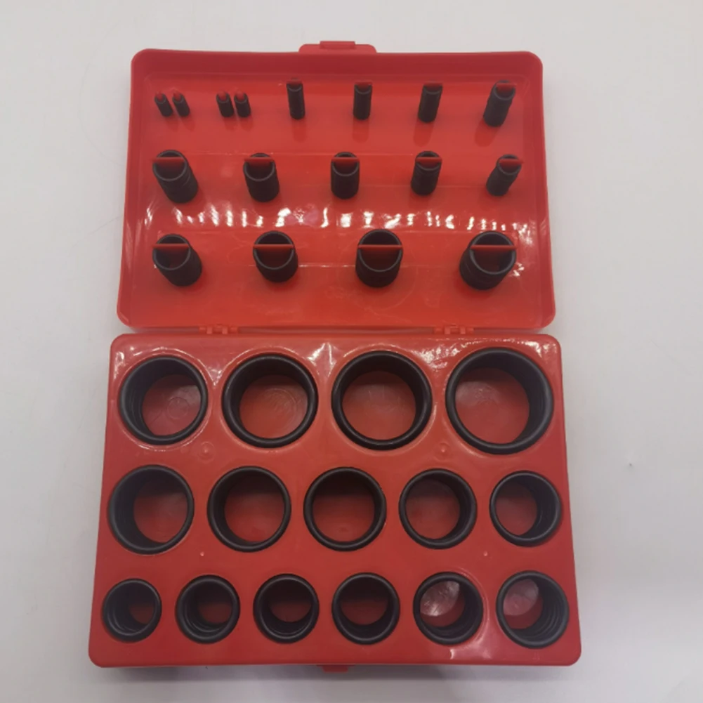 

382Pcs 30 Size O-Ring Assortment Set Multi-Function Rubber Seals Rings with Storage Box O-Ring Gasket for Air Or Gas Connections