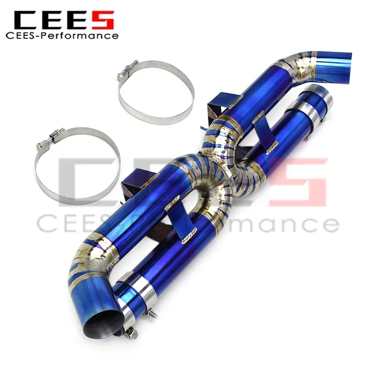 cees Straight Exhaust Catback for Porsche 911 992 Carrera S 3.0T 2019-2023 Performance Titanium Valvetronic Exhaust Pipe System