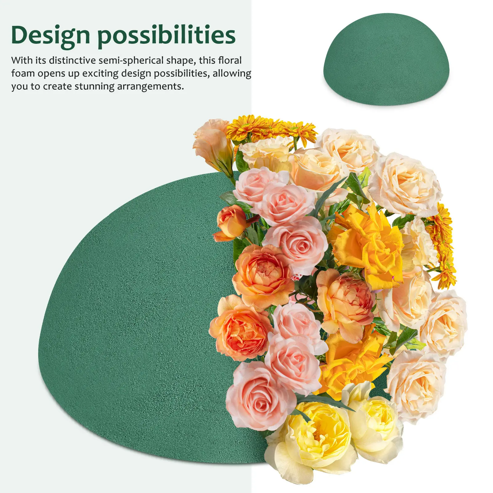 2 unidades de esferas de espum - Bouquet Holder Foam avaliação e preço
