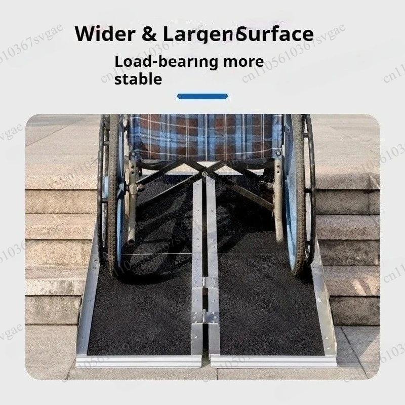 600Lbs Heavy Duty Aluminum Folding Ramp, 6FT × 29 Inch Portable Foldable Access Ramp for Wheelchair Motorcycle Scooter