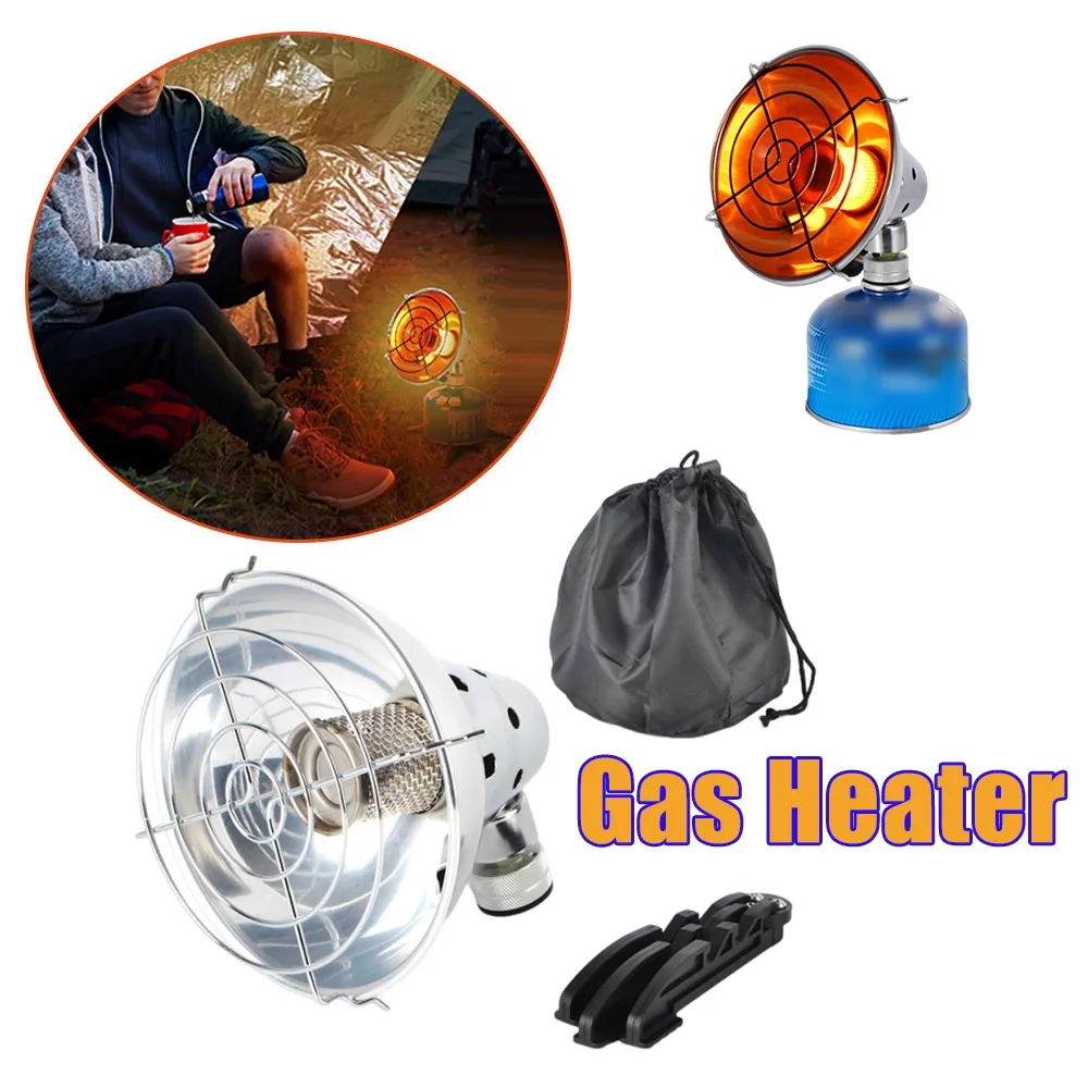 

Portable Mini Gas Heater Outdoor Camping Propane Butane Warmer Tent Fishing Hunting with Tilt Protection Auto Shut Off Windproof