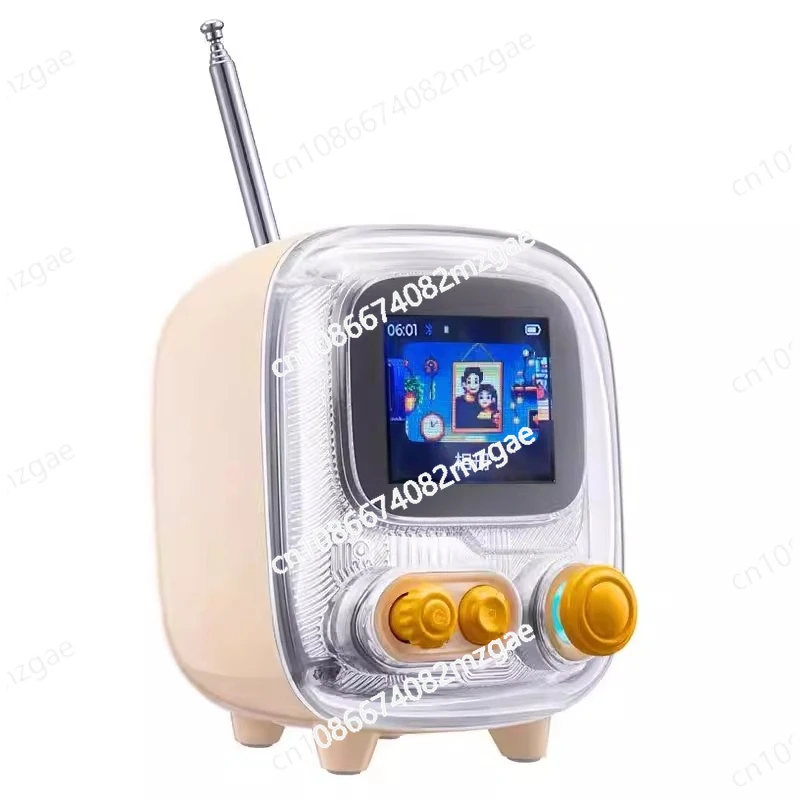 Small TV second generation, pink, white, green