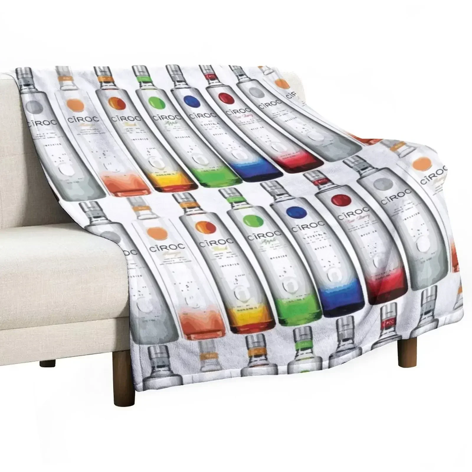 

Ciroc Throw Blanket Quilt Luxury Designer Cute Plaid Multi-Purpose Blankets