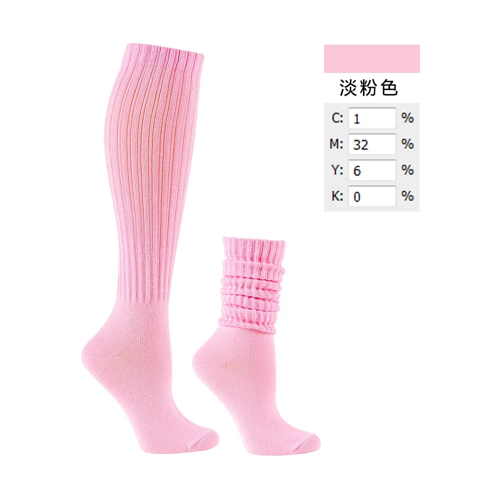 2Pairs Spring Autumn Women Slouch Socks Harajuku Kawaii Mid Tube Sport Socks Breathable Casual Yoga Short Sport Socks