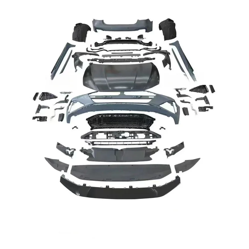 High Quality Wide Body Kit Fit 2009-2015 A7 S7 Upgrade To 2023 RS7 C8 Style Bumpers Headlights Diffuser