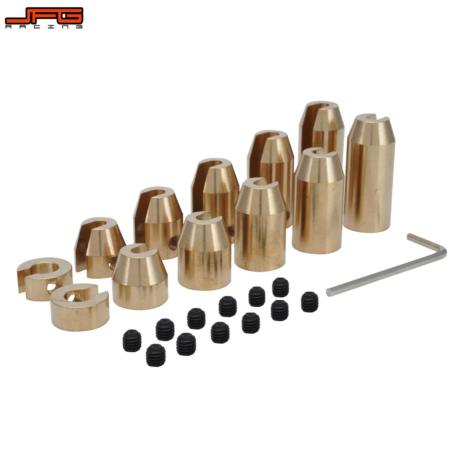 8 pcs Wheel Spoke Balance Weights Refill Brass Kit Motorcycle For KTM Suzuki Honda Yamaha Kawasaki Balancing Electric Dirt Bike