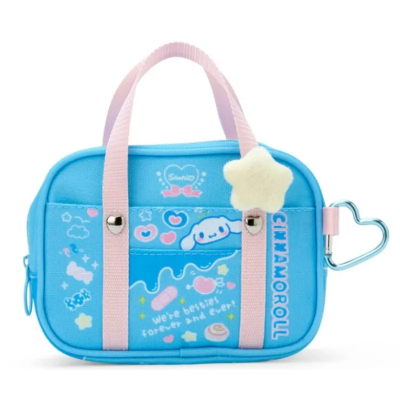 Sweet Hello Kitty Cinnamoroll Kawaii Sanrio Anime Handbag Cute Fashion My Melody Kuromi Makeup Storage Bag Gifts for Girls