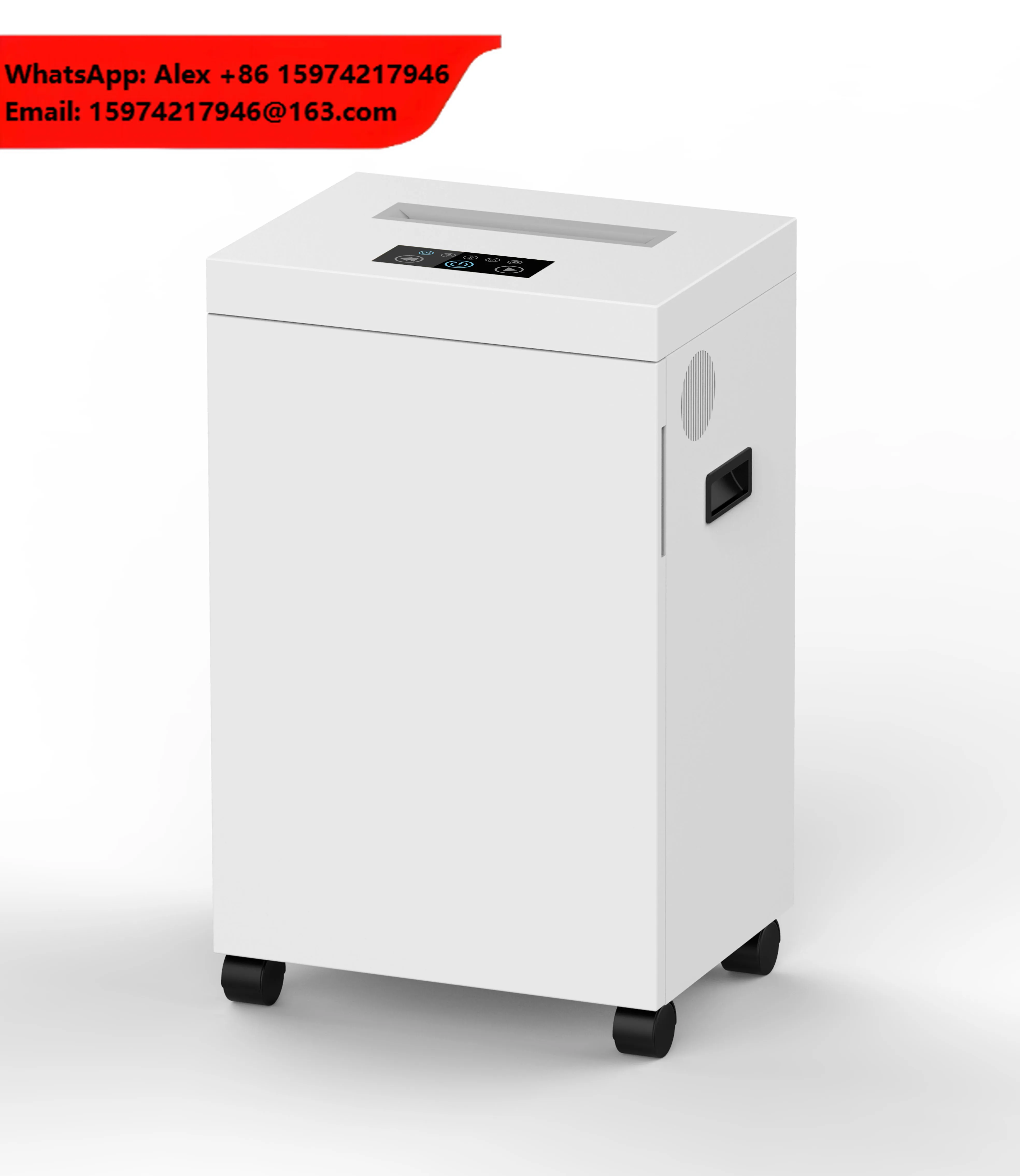 Factory Direct Sales 30-sheet Cross Cut Paper Shredder Professional Commercial Office Paper Shredding Machine With Metal Cover