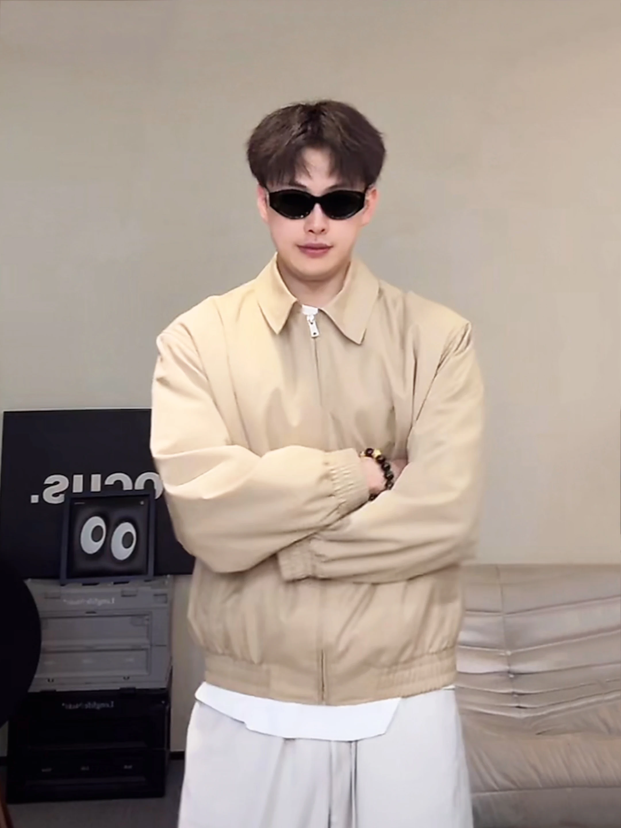 

American Retro Stand Collar Workwear Jaet Men's Early Autumn Trendy Outerwear Couple's Top Flight Motorcycle Clothing