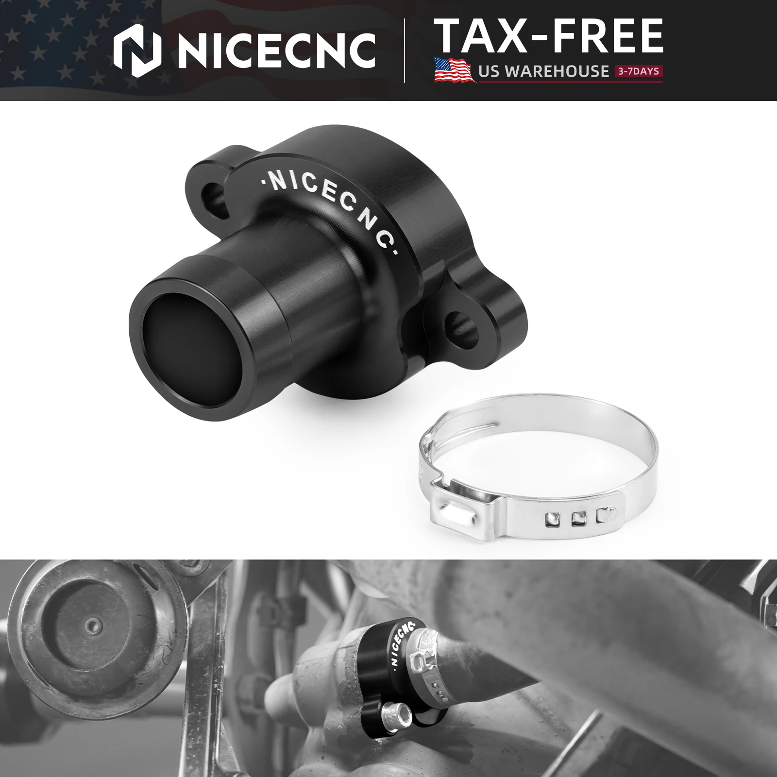 Para KTM 690 Enduro/R SMC/R 690 Duke/R 2008-2025 cubierta de carcasa de termostato para Husqvarna 701 Enduro/Supermoto GasGas 700 SM/ES