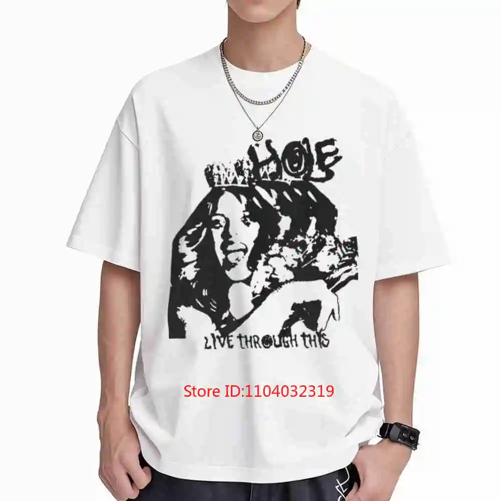 Hole Live Through This 90s Goth Short Sleeve Tee 100% Cotton T-Shirt