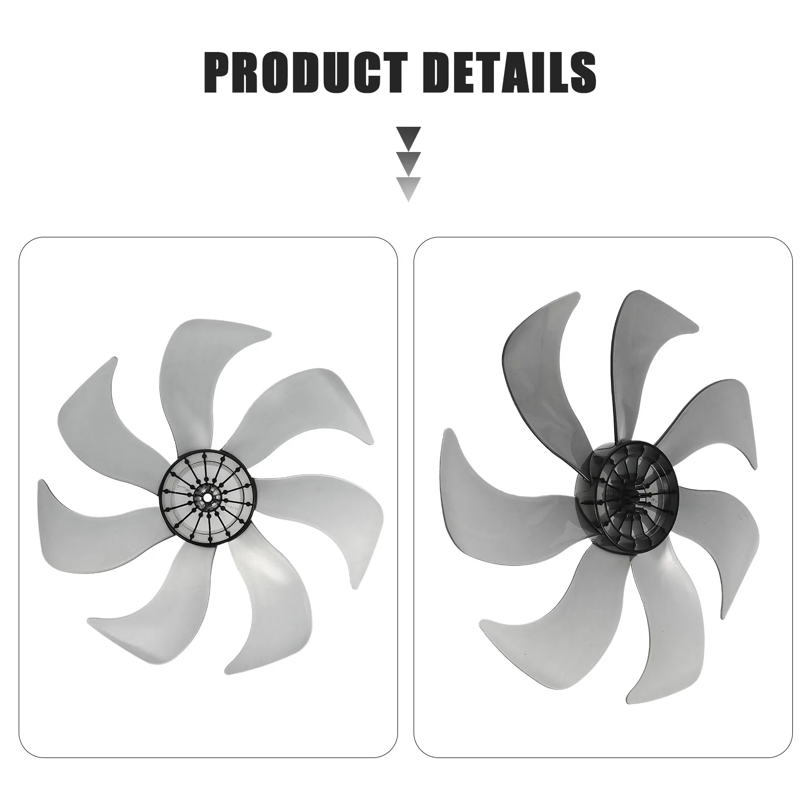 Electric Fan Blade Standing Replacement Part Blades for Desk Fans Parts Ceiling Wing Universal Table