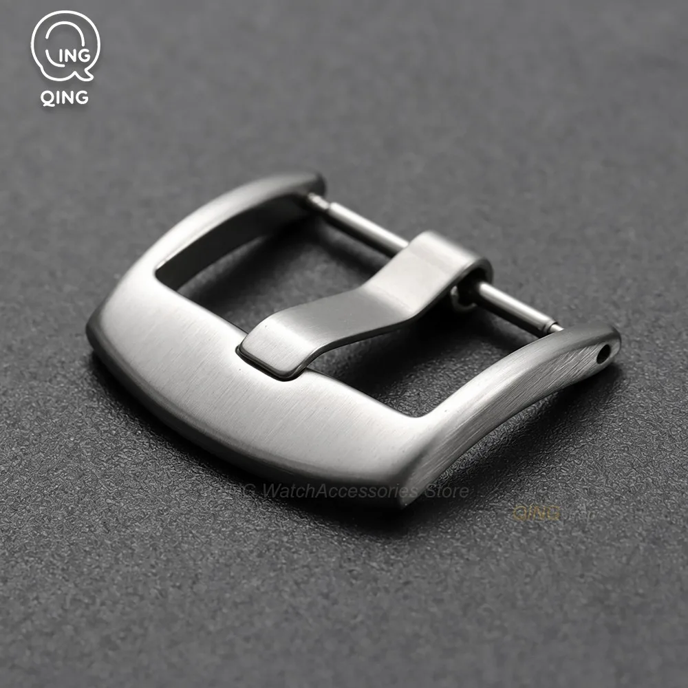 18mm 20mm 22mm Brushed Solid Watch Buckle Replacement for Universal Leather Watch Strap Stainless Steel Watches Clasp Accessorie