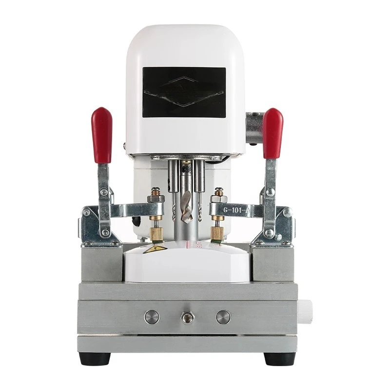 Sample Film Making Machine Glasses Processing Equipment Lining Plate, Three Hole Machine, Sample Three Hole Drilling Machine