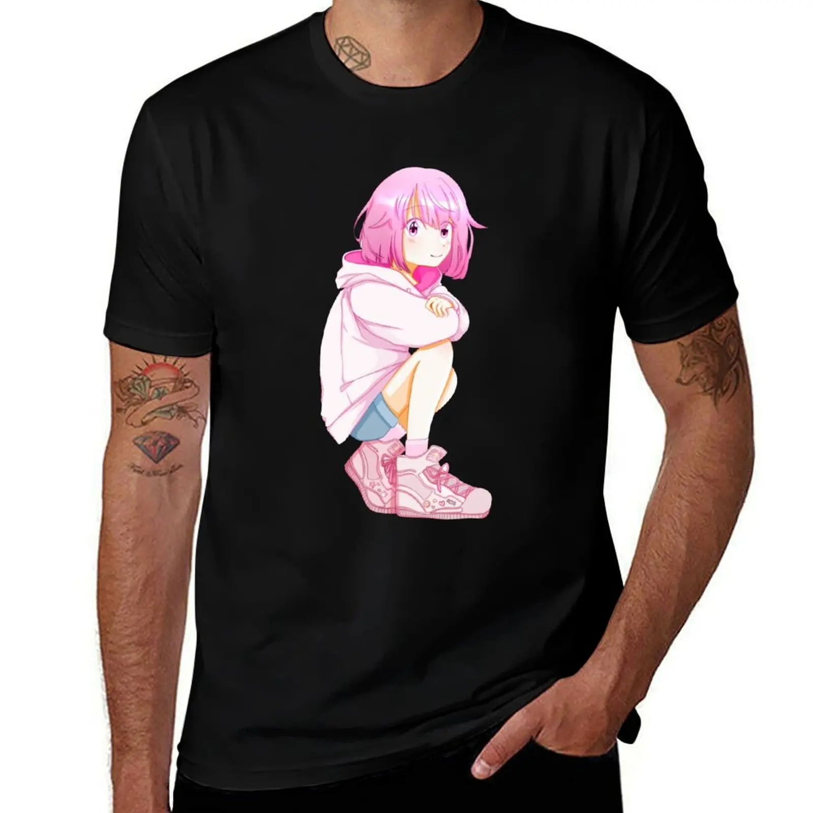 Emu Otori chibi T-Shirt t shirt men 100% cotton luxury brand T-Shirt