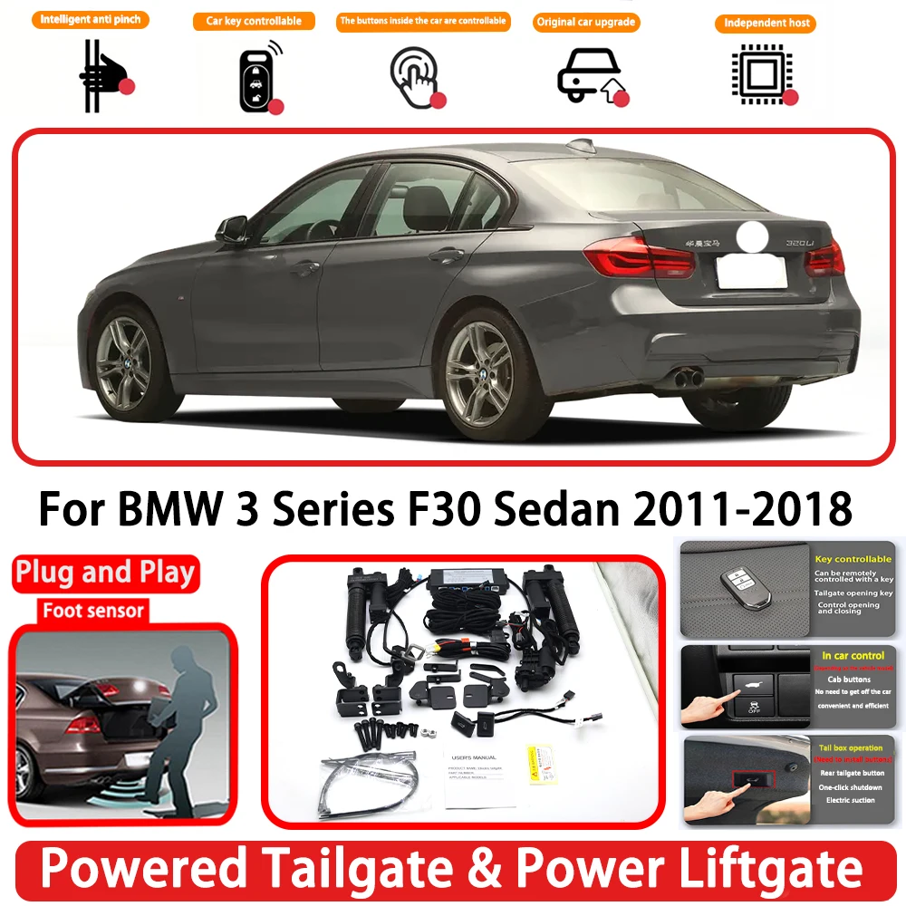 for BMW 3 Series F30 Sedan 2011-2018 OEM Plug and Play Auto Powered Tailgate Power Liftgate Rear Trunk Opener System