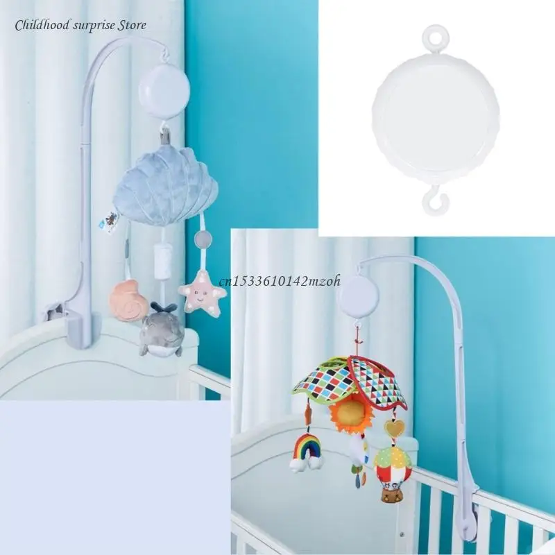 Cartoon Music Box with Hook for Crib Bar Musical Education Toy Baby Crib Mobile Dropship