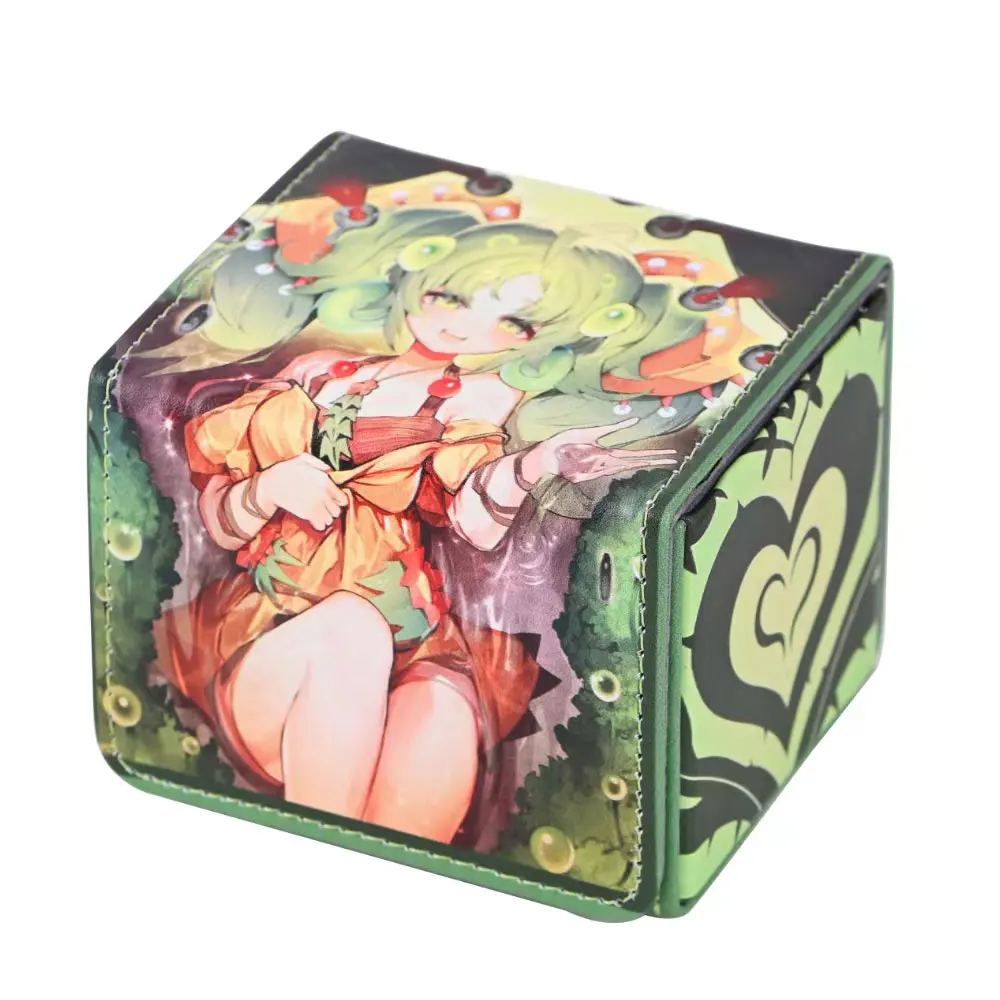100+ Deck Box for MTG YUGIOH Cards Trading Card Storage Box Board Game Cards Deck Case PU Leather Card Box Suits TCG Magic Cards