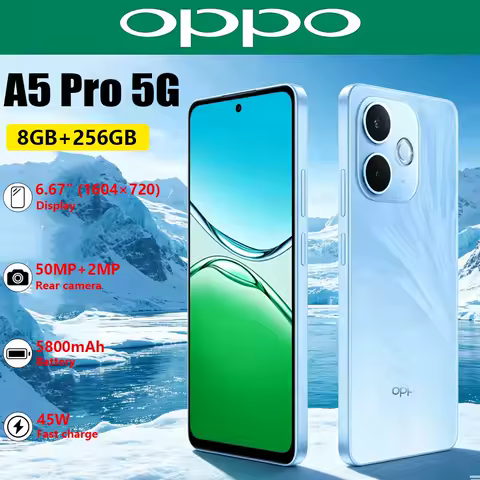 New OPPO A5pro Dual-SIM 5G Mobile Phone 6.67-inch...