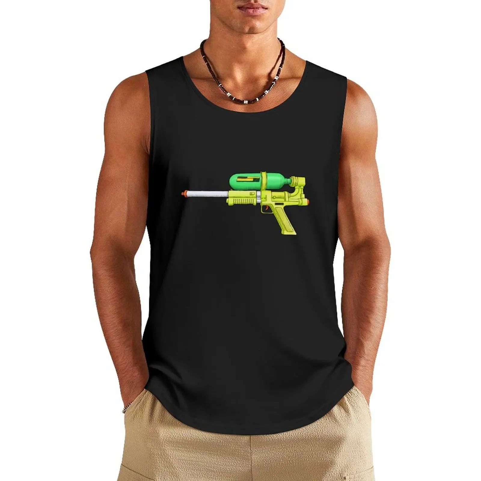 

Super Soaker Tank Top gym Men's t-shirts Male vest Male clothes bodybuilding man