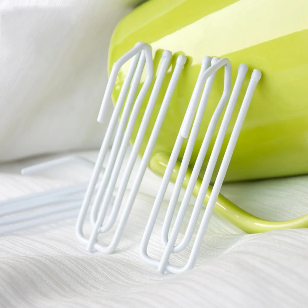 

15Pcs Curtain Hooks Metal Four Fork Heavy Duty for Pinch Pleat Drapery Shower Curtain Blackout Window Curtains
