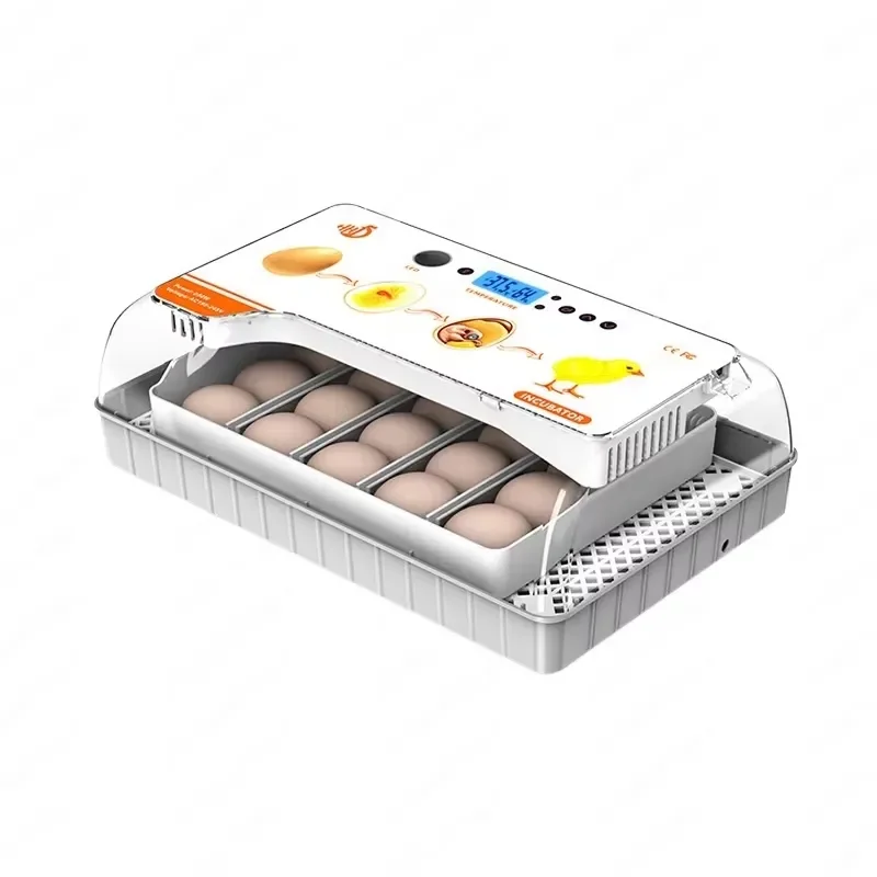 20 Egg Incubator Automatic Water Loading Poultry Chicken Hatching Machine Breeding Equipment for Farm Home Use Small Capacity