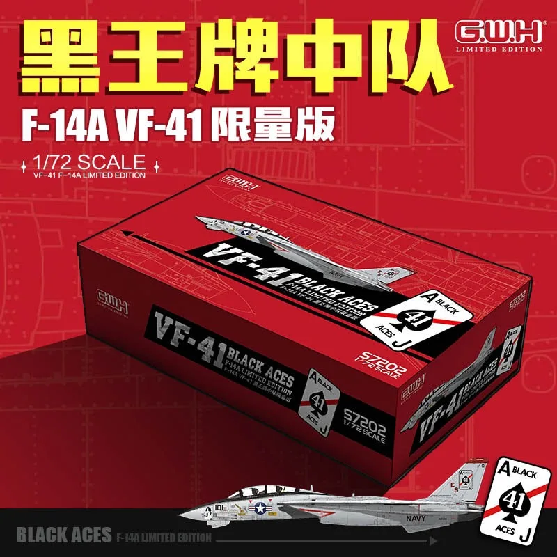 Great Wall Hobby S7202 1/72 VF-41 BLACK ACES F-14A LIMITED EDITION 2020 НОВИНКА