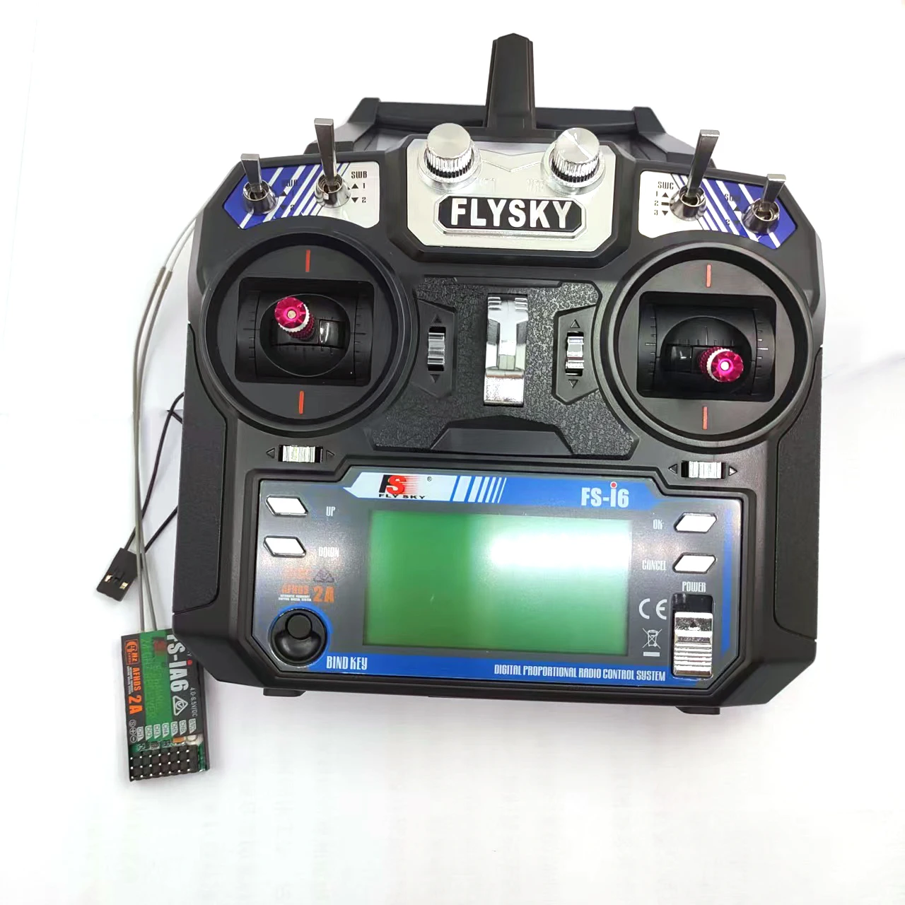 Flysky FS-i6 FS I6 2,4G 6ch RC Sender Controller FS-iA6 / FS-iA6B Empfänger Für RC Hubschrauber Flugzeug Quadcopter Segelflugzeug