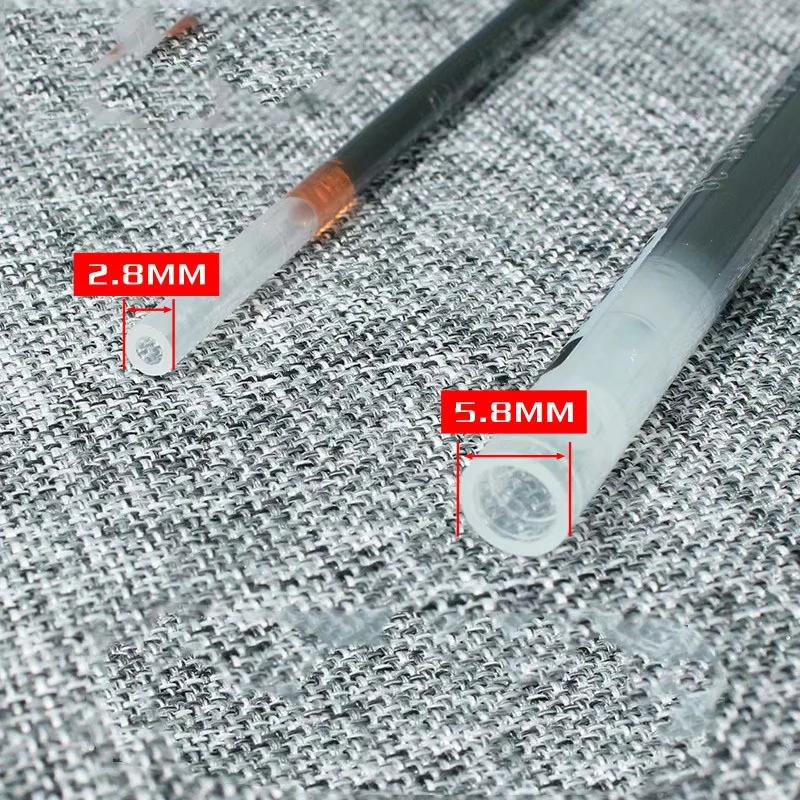 12 قطعة الماس تلميح هلام مجموعة أقلام نقطة دقيقة 0.38 مللي متر سعة كبيرة حبر أسود/أزرق للامتحان توقيع الكتابة اللوازم المدرسية والمكتبية