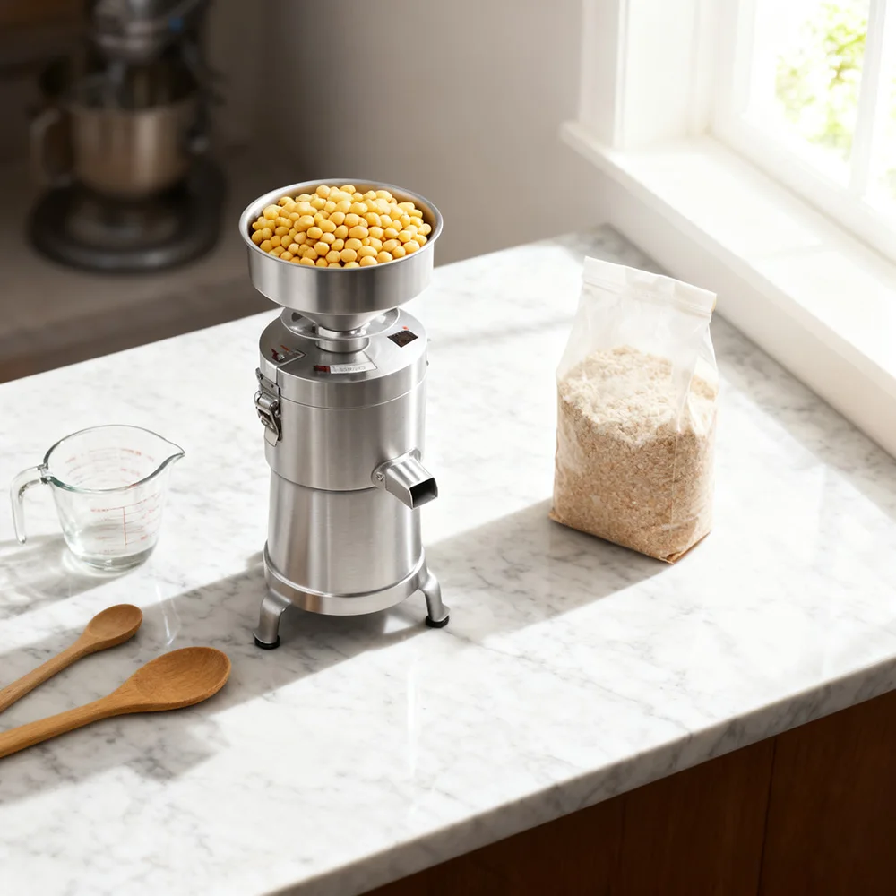 صانع حليب الصويا التجاري لا حاجة إلى فلتر ماكينة طحن حبوب الصويا الأوتوماتيكية لمطعم الإفطار المنزلي