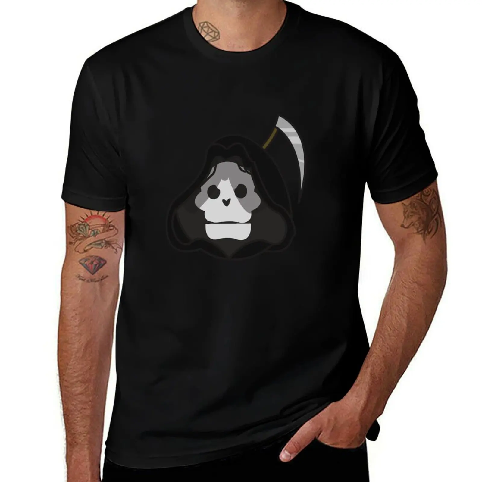 

Grim Reaper! T-Shirt Plus Size Loose Short Sleeve Top