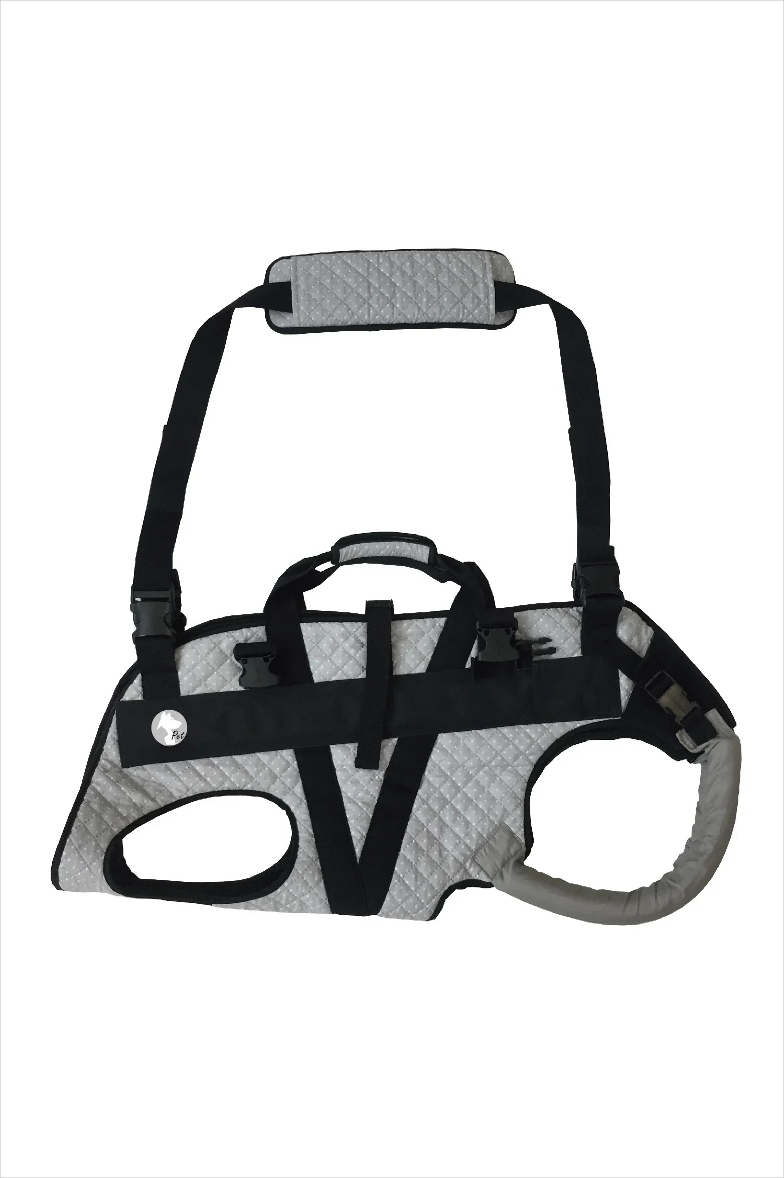 Dog Vest Sling Adjustable Senior Dog Rehabilitation Wheelchair Accessories Multifunctional Dog Clothing (L Size)