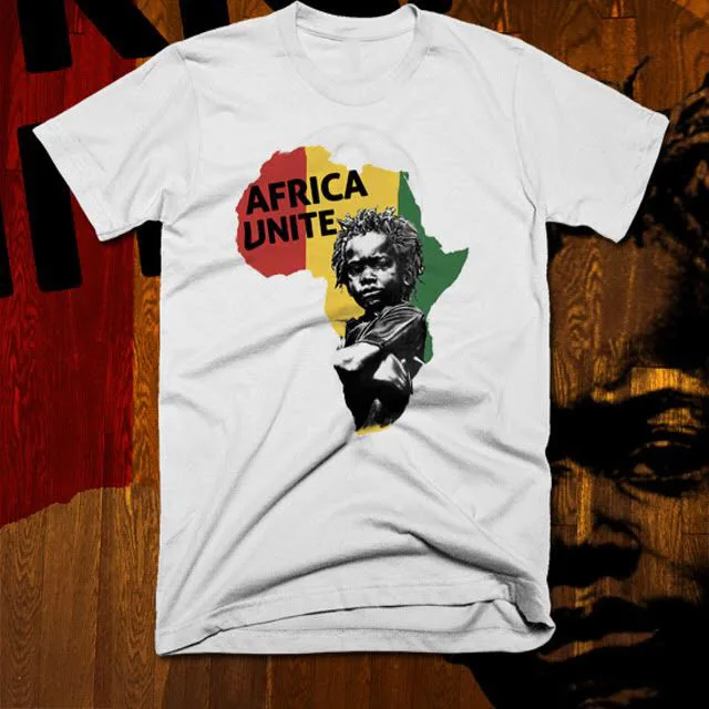 

Africa Unite T-Shirt Melanin Strong, Stay Woke, Black History Month MLK, BLM