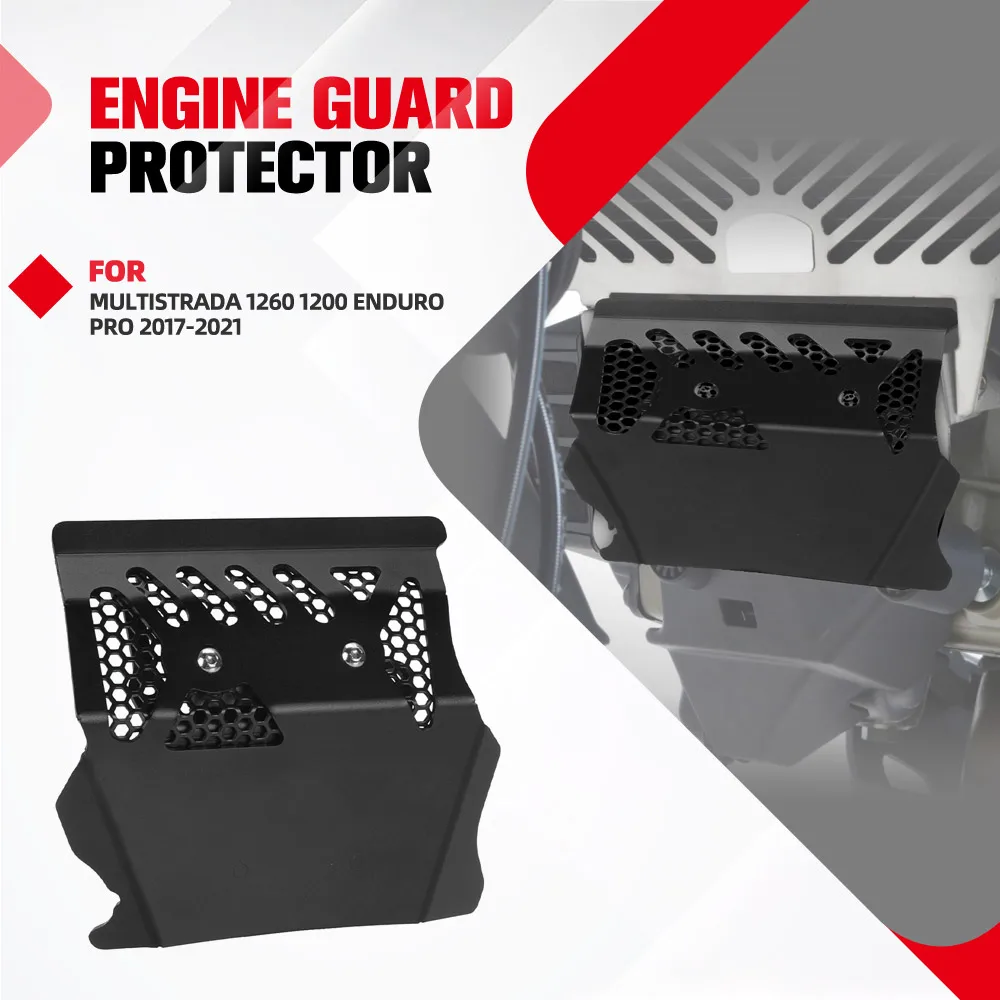 

For Ducati Multistrada 1260 1200 Enduro Pro 2017-2021 Motorcycle Engine Guard Protector Front Chassis GUARD Housing Protection